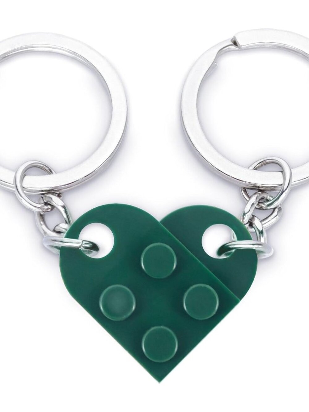 Matching Couple Heart Keychains, Couples Gifts, Decorations Christmas Valentines